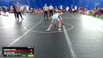 96 lbs Round 5 (8 Team) - Bryson Noel, Neighborhood Wrestling vs Nathan Gates, FORGE