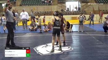 73 lbs Final - Kellan Lukas, Unattached vs Brock Crawford, The Storm Wrestling Center