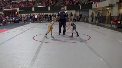 46 lbs Champ. Round 2 - Samson Rauch, Mine Yard Dogs Wrestling Club vs Caleb Willson, Miles City Wrestling Club