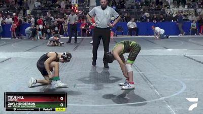 73 lbs Cons. Round 1 - Zayl Henderson, WR- Topeka Blue Thunder vs Titus Hill, Hugoton