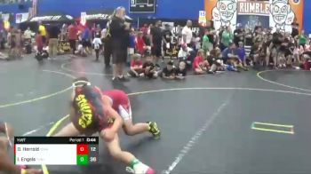 Quarterfinals (8 Team) - Oliver Herrold, Iowa Elite vs Isaiah Engels, The Funky Singlets Yellow