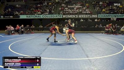 170 lbs Champ. Round 1 - Stella Steigler, Lock Haven University vs Rupinder Johal, Simon Fraser University