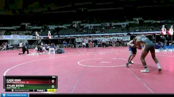 184 lbs Finals (2 Team) - Cade King, South Dakota State vs Tyler Bates, Kent State