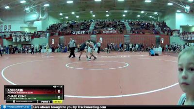 113 lbs Champ. Round 3 - Adin Cash, Warrior Wrestling Club vs Chase Kline, Contenders Wrestling Club