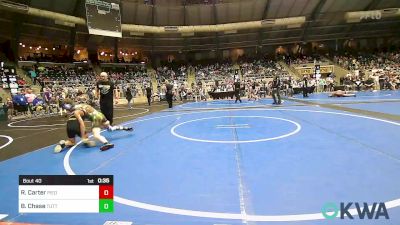 92 lbs Consi Of 16 #2 - Ryder Carter, Piedmont vs Brett Chase, Tuttle Wrestling