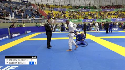 EUCLIDES BARBOSA DA COSTA JUNIOR vs VALDEIR BEZERRA SILVA 2024 Brasileiro Jiu-Jitsu IBJJF