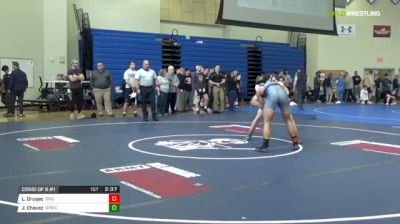 165 lbs Consi of 8 #1 - Luke Drugac, Old Dominion vs Jaron Chavez, Open