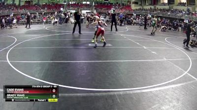 85 lbs Cons. Round 2 - Grady Maas, Wayne Wrestling Club vs Cade Evans, Trojan Wrestling Club