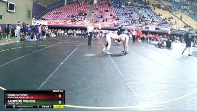 184 lbs Semis & 3rd Wb (16 Team) - Sampson Wilkins, Castleton vs Ryan DeVivo, Johnson & Wales (RI)