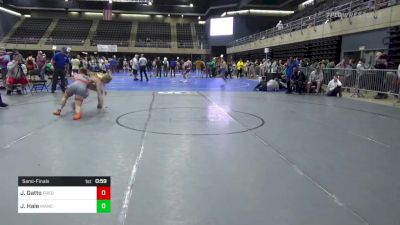 140 lbs Semifinal - Jesse Gatto, Fredericksburg vs Joshua Hale, Manchester