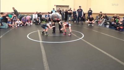 55 lbs Rr Rnd 2 - Sawyer Oakes, Phoenix NOS K-4 vs Hunter Mattison, Buffalo Valley K-4