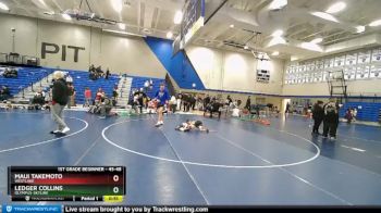 45-48 lbs Round 3 - Ledger Collins, Olympus-Skyline vs Maui Takemoto, Westlake