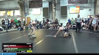 160 lbs Round 1 (8 Team) - Brody Sendele, POWA vs Connor Gillihan, PA Alliance Blue