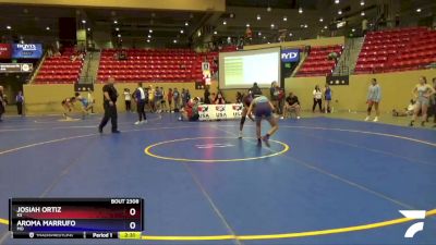 112 lbs Cons. Semi - Josiah Ortiz, KS vs Aroma Marrufo, MO