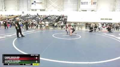 160 lbs Cons. Round 4 - Caine DeGolier, Olean Wrestling Club vs Kamdyn Hughes, Celtic Wrestling Club