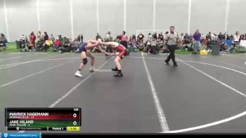 138 lbs Round 2 (8 Team) - Mavrick Hagemann, Nebraska Blue vs Jake Hiland, Iowa Yellow