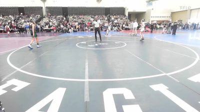 85-I lbs Quarterfinal - Kayden Weidman, Bangor vs Anthony LaBella, South Plainfield