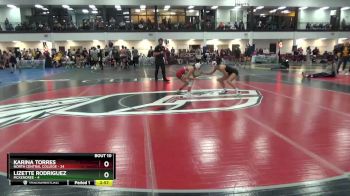 101.0 Round 2 (16 Team) - Karina Torres, North Central College vs Lizette Rodriguez, McKendree