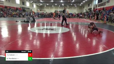 60 lbs Cons. Round 3 - Sawyer Vulcan, Centennial Youth Wrestling vs Atreyu Pendleton, BOLD