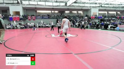 175 lbs Consi Of 16 #2 - Conlan Simard, Berlin vs Peyton Krah, Stafford