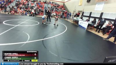 71 lbs Quarterfinal - Hunter Amell, Team Aggression Wrestling Club vs Corbin Ansell, Mat Demon Wrestling Club