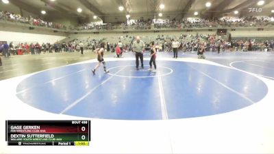 75 lbs Cons. Round 3 - Dextin Sutterfield, Willard Youth Wrestling Club-AAA vs Gage Gerken, Fox Wrestling Club-AAA