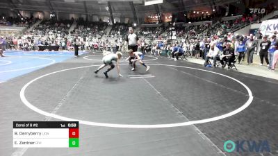 85 lbs Consi Of 8 #2 - Blaine Derryberry, Lions Wrestling Academy vs Elijah Zentner, Division Bell Wrestling