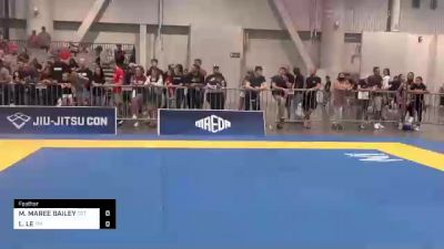 MONA MAREE BAILEY vs LYNN LE 2022 IBJJF Jiu-Jitsu CON International