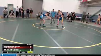 145 lbs Round 1 - Kilian Christiansen, KODIAK WRESTLING CLUB vs Kaden Lockwood, CHUGACH EAGLES WRESTLING CLUB