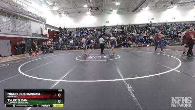 182 lbs Cons. Round 1 - Tyler Sloan, Columbia (Burbank) vs Miguel Guadarrama, Granger