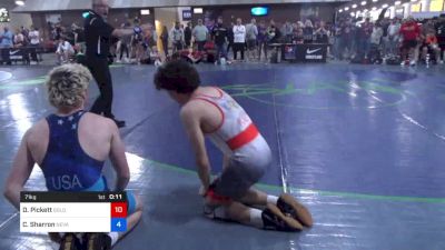 71 kg Cons 64 #1 - Deacon Pickett, Gold Rush Wrestling vs Caleb Sharron, Nevada Elite Wrestling