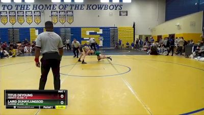 120 lbs Semifinals (8 Team) - Laird Duhaylungsod, Fleming Island vs Titus Deyoung, Merritt Island