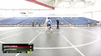 125 lbs 3rd Place Match - Austin Gyorkos, MI vs Julius Pacheco, MI