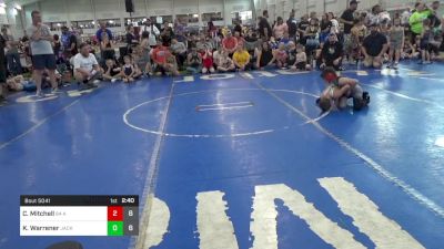 55 lbs Pools - Coltyn Mitchell, 84 Athletes (VA) vs Kelton Warrener, Jacket W.C.