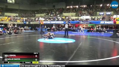 165 lbs Semifinal - Will Esmoil, Coe vs Nicholas Sacco, TCNJ