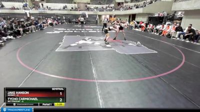 145 lbs Semis & 1st Wrestleback (8 Team) - Jake Hanson, Hersey vs Tycho Carmichael, Bettendorf