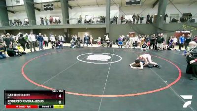 106 lbs Champ. Round 2 - Saxton Scott, ID vs Roberto Rivera-jesus, WA