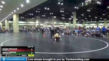 107 lbs Round 6 (10 Team) - Naima Ghaffar, MXW Purple vs Akane Metcalfe, SD Heat