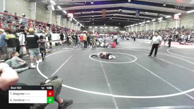 53 lbs Rr Rnd 3 - Traceyn Wagoner, Badlands Elite vs Kaius Cordova, Stout Wrestling Academy