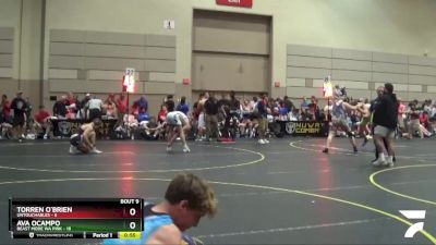 86 lbs Round 3 (10 Team) - Ava Ocampo, Beast Mode WA Pink vs Torren O`Brien, Untouchables