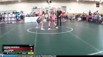 87 lbs Round 2 (8 Team) - Zayden Mansfield, Illinois vs Jack Baker, California