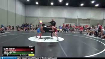 106 lbs Placement Matches (8 Team) - Luke Koenen, Minnesota Silver vs John Nguyen, Missouri