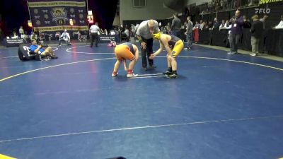 150 lbs Round Of 16 - Rush Reichert, Selinsgrove vs Nace Krysinski, Steel Valley