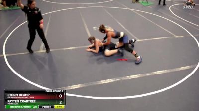 187 lbs Cons. Round 2 - Payten Crabtree, Minnesota vs Storm DCamp, Frontier Wrestling Club