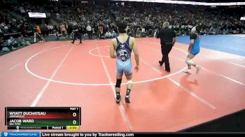 D1-145 lbs 1st Place Match - Jacob Ward, Bay Port vs Wyatt Duchateau, Arrowhead