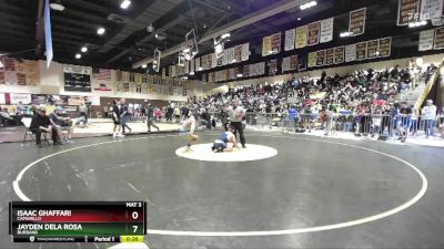 126 lbs Cons. Round 2 - Jayden Dela Rosa, Burbank vs Isaac Ghaffari, Camarillo