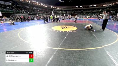 106 lbs Quarterfinal - Lucia DiGiovanni, Bitetto Trained Wrestling vs Lydia Bagley, Del Val