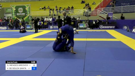 DANIEL MENDES ARCOVERDE LOPEZ vs VITOR DE SOUZA SANTANA 2024 Brasileiro Jiu-Jitsu IBJJF