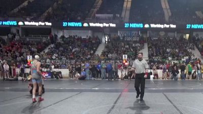 110 lbs Champ. Round 1 - Reid Niedfeldt, Thunderbird vs Trevor Christenson, Bobcat Wrestling Club