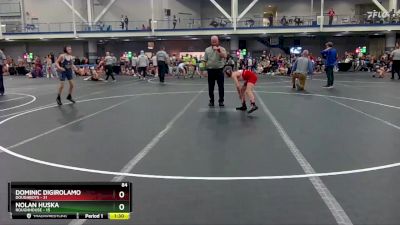 84 lbs Round 2 (8 Team) - Nolan Huska, Roughhouse vs Dominic DiGirolamo, Doughboys